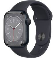 Apple Watch Series 8 GPS 41mm Midnight Aluminum Case w. Midnight Sport Band