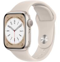 Apple Watch Series 8 GPS 41mm Starlight Aluminum Case w. Starlight S. Band - M/L