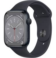 Apple Watch Series 8 GPS 45mm Midnight Aluminum Case w. Midnight Sport Band
