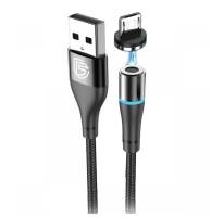 Кабель Remzona USB 2.0 - MicroUSB 1м  магнітний