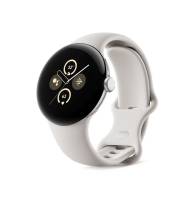 Google Pixel Watch 2 Polished Silver Aluminum Case / Porcelain Active Band