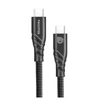 Кабель Remzona з конекторами USB-C (Type-C) 100W 1м CCC1-03BK