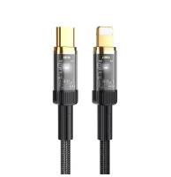 Кабель Remzona з конекторами USB-C (Type-C) та Lightning 20W 1м CCL1-02BK