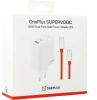 Зарядний пристрій OnePlus SUPERVOOC 120W Dual Ports GaN Power Adapter Kit (сable Type-C to Type-C)