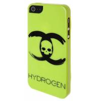 Чехол-накладка Benjamins Black Coco Chanel Skull Hydrogen для iPhone 5/5s (Black/Yellow)
