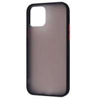 Чохол накладка Shadow Matte Case (PC+TPU) iPhone 12/12 Pro (Black)