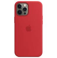 Чехол накладка Apple iPhone 12 Pro Max Silicone Case with MagSafe - PRODUCT RED (MHLF3)