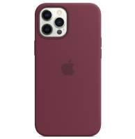 Чехол накладка Apple iPhone 12 Pro Max Silicone Case (OEM) - Plum