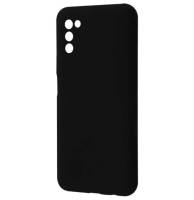 Чехол накладка WAVE Full Silicone Cover Samsung Galaxy A03s - Black