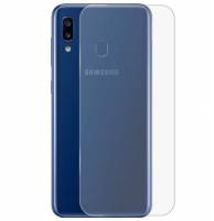 Матовая гидрогелевая пленка на заднюю панель Samsung Galaxy A20