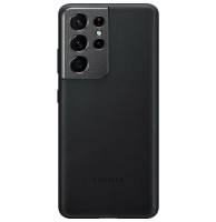 Чехол для смартфона Samsung G998 Galaxy S21 Ultra Leather Cover Black
