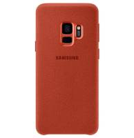 SAMSUNG S9 PLUS - EF-XG965AREGRU Alcantara Cover Red