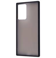 Чехол накладка Matte Color Case (TPU) Samsung Galaxy Note 20 Ultra (Black)