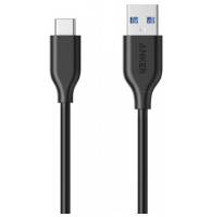 Кабель Anker Powerline USB-C to USB-A 3.0 - 0.9m V3 Black (A8163H11)