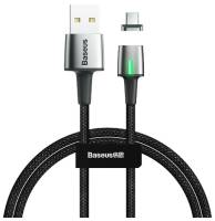 Кабель Baseus USB-C to USB-A Zinc Magnetic 3A (1m) - Black