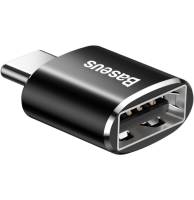 Перехідник Baseus USB Female To Type-C Male Adapter Converter Black