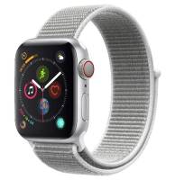 Apple Watch Series 4 GPS 40mm Silver Alum. w. Seashell Sport l. Silver Alum. (MU652)