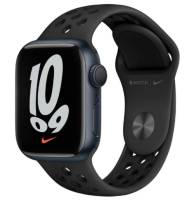 Apple Watch Nike Series 7 GPS 41mm Midnight Aluminum Case w. Anthracit/Black Nike Sport Band (MKN43)