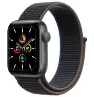 Apple Watch SE GPS + Cellular 40mm Space Gray Aluminum Case with Charcoal Sport L. (MYEE2/MYEL2)
